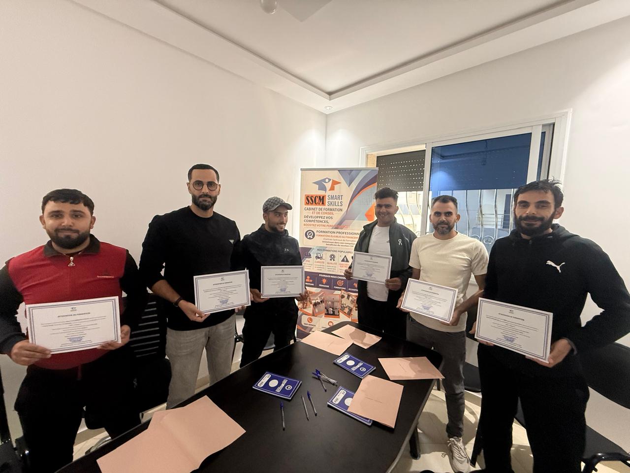 Remise des attestations de formation